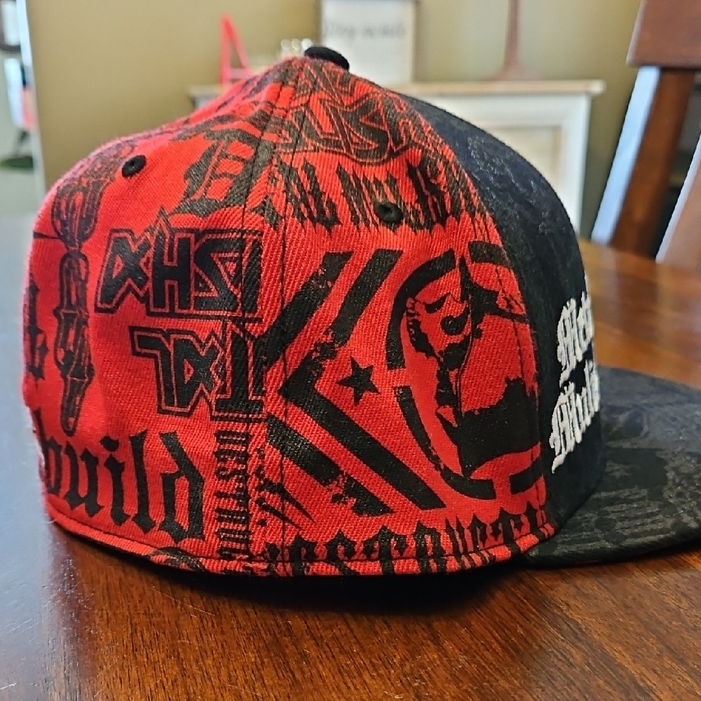 Metal Mulisha Black and Red Graphic Hat - Picture 5 of 6